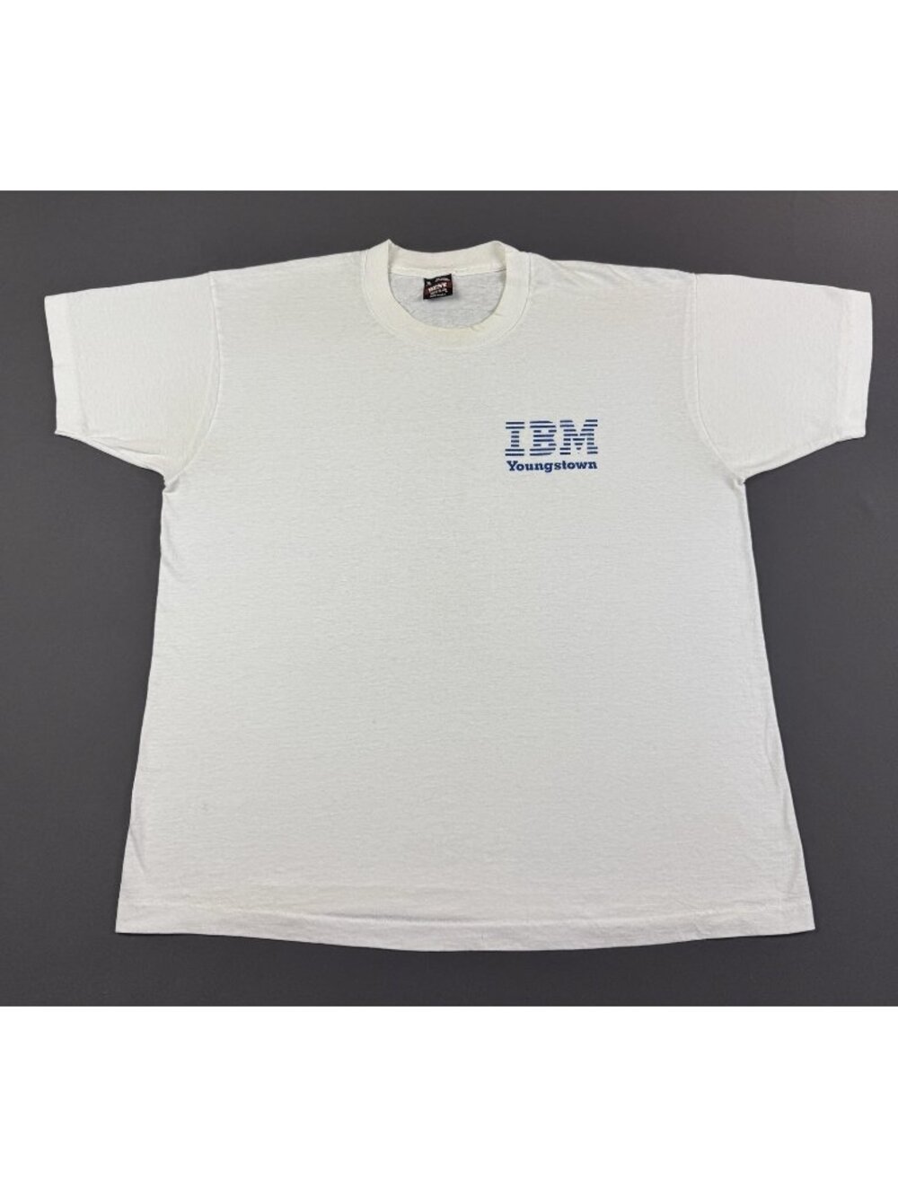 Rare Vintage 90s IBM Computer Software Youngstown Promo White Screen Stars XL
